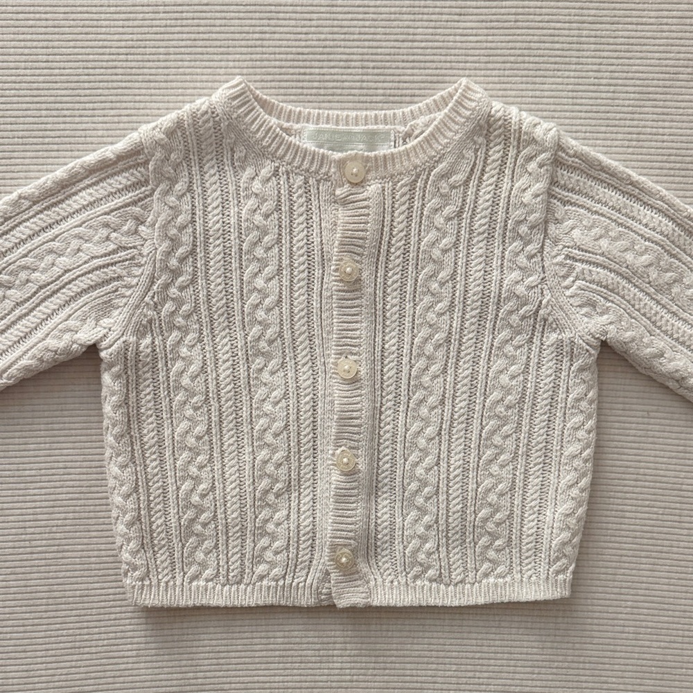 Janie and Jack Cable Knit Cardigan